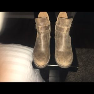 Very Volatile Distressed brown bootie